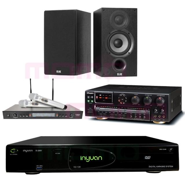 【音圓】S-2001 N2-130+OKAUDIO AK-7+OKAUDIO AK-7+Debut 2.0 DB62(點歌機4TB+擴大機+無線麥克風+喇叭)