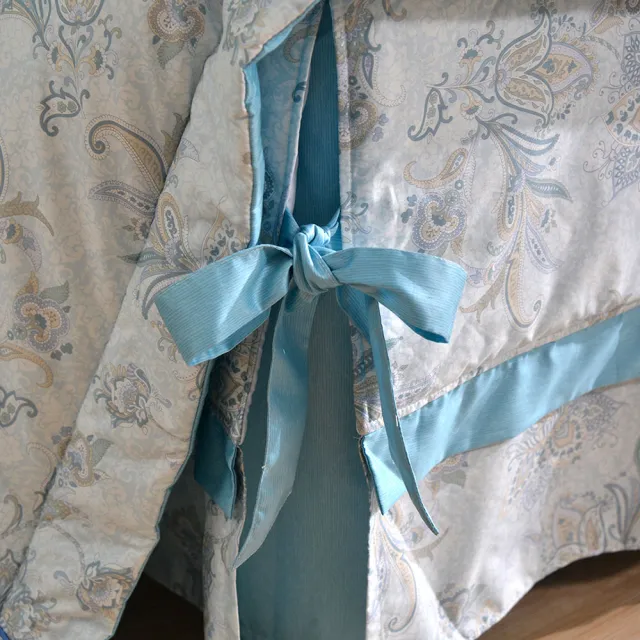 【ROYALCOVER】100%長絨棉日本布七件式兩用被床罩組 花漾棉絮(雙人/兩色任選)