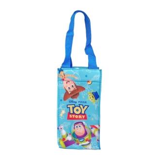 【小禮堂】Disney 迪士尼 玩具總動員 方形保冷水壺袋 - 藍探頭(平輸品)