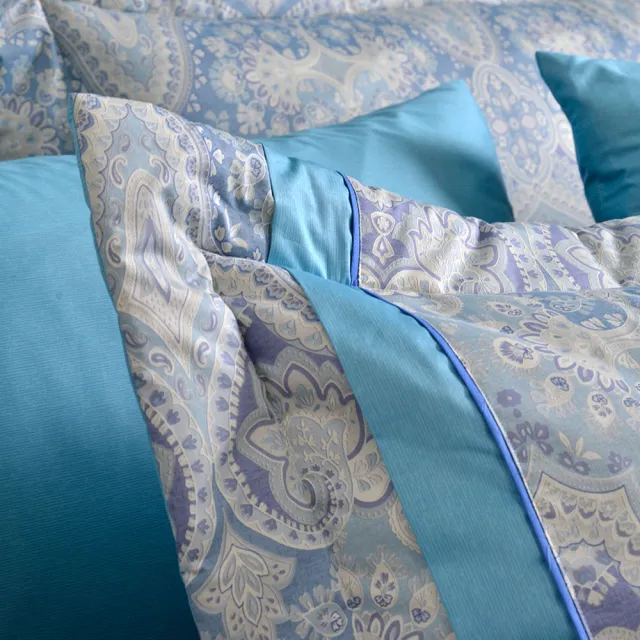 【ROYALCOVER】100%長絨棉日本布七件式兩用被床罩組 臻愛戀歌(雙人/兩色任選)