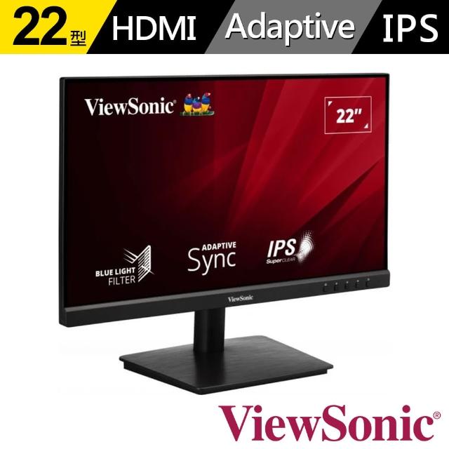 【ViewSonic 優派】VA2209-H  22型 IPS 75Hz 護眼電腦螢幕(4ms)