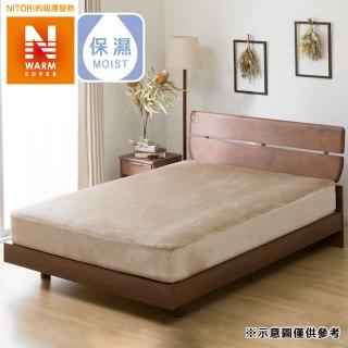 【NITORI 宜得利家居】超吸濕發熱 伸縮床包 N FIT N WARM SP N BE 單人(吸濕發熱 伸縮床包 床包 N WARM)