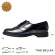 【TINO BELLINI 貝里尼】義大利進口經典雕花牛皮牛津鞋FWHT001A(黑)