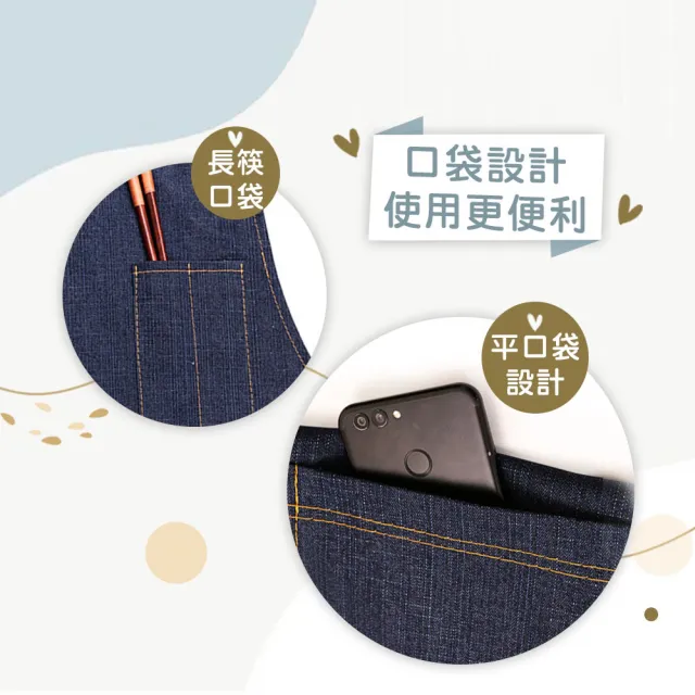 【COTD】品牌質感單寧圍裙(牛仔圍裙烹飪圍裙料理圍裙工作圍裙單寧圍裙圍裙黑圍裙)