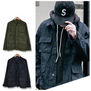 【Dition】現貨機能口袋M65軍裝外套 襯衫式夾克(防風抗汙 情侶裝)