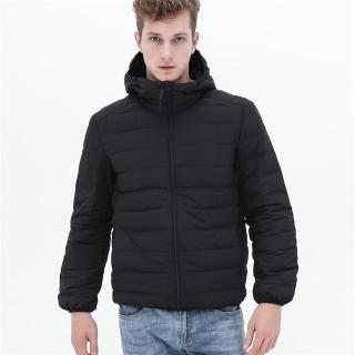 【巴黎精品】現貨+預購 真羽絨90%白鴨絨羽絨外套羽絨衣夾克(防寒保暖素色百搭連帽男外套4色p1ai11)