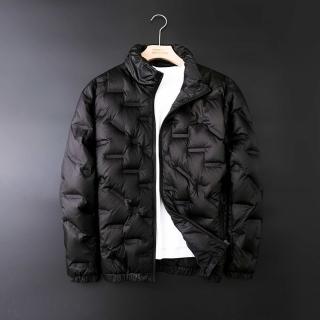 【巴黎精品】現貨+預購 真羽絨90%白鴨絨羽絨外套羽絨衣夾克(保暖立領壓膠素色禦寒男外套4色p1ai12)