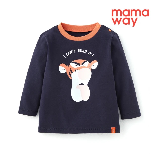 【mamaway 媽媽餵】BABY迪士尼純棉長袖T恤 1入(跳跳虎)