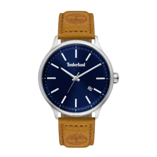 【Timberland】ALLENDALE系列 皮帶腕錶45mm(TBL.15638JS/03)
