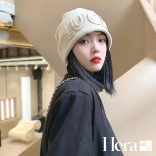 【HERA 赫拉】秋冬百搭針織字母毛帽 H111101105(毛帽)