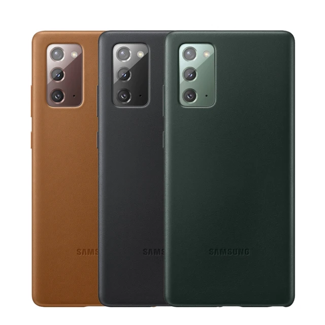 【SAMSUNG 三星】Galaxy Note 20 原廠皮革背蓋(公司貨-盒裝)