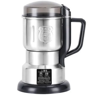 【ROYAL LIFE】不鏽鋼六刀頭電動研磨機(打粉機 粉碎機 研磨機 磨粉機 六葉精鋼刀)