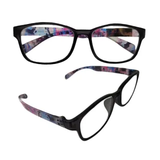 【GAO】D005潑墨老花眼鏡(台灣製造 流行鏡框 德國進口原料 焦距及度數精準 保固1年)