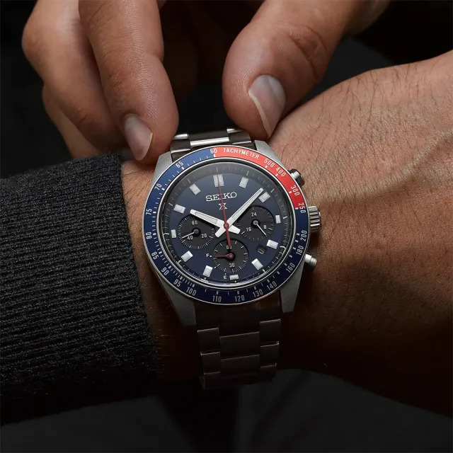 【SEIKO 精工】PROSPEX SPEEDTIMER 太陽能三眼計時手錶 618年中慶 推薦(SSC913P1/V192-0AH0B)