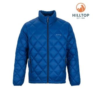 【Hilltop 山頂鳥】羽絨短大衣 男款 藍｜PF22XM17ECE1