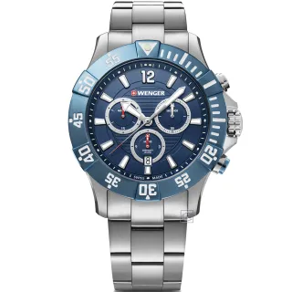 【WENGER 威戈】Seaforce 征服怒海200米潛水錶 男錶 手錶 禮物 情人節(01.0643.119)