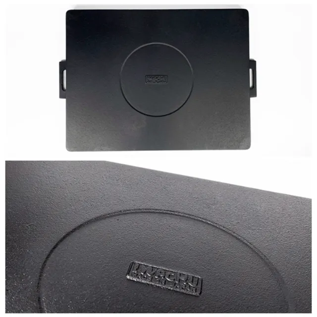【福介商店】南部鐵器 日本鑄鐵烤盤 IWACHU 岩鑄 長型烤盤 超大 38.5cm 燒烤 煎烤 牛排 烤肉