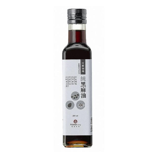 【友好生活】100%純黑芝麻油/255ml/1入(冷壓初榨/麻油雞定番/三杯絕配/推薦口碑)