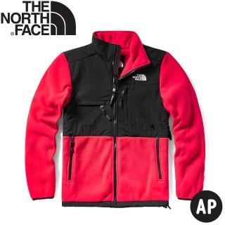 【The North Face】男 ICON經典保暖刷毛外套《黑/紅》496U/保暖外套/夾克(悠遊山水)