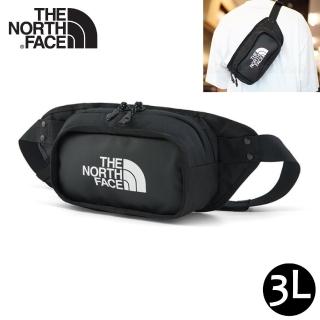 【The North Face】EXPLORE HIP PACK 腰包《黑》3KZX/側揹包/隨行包/臀包/透氣/運動(悠遊山水)