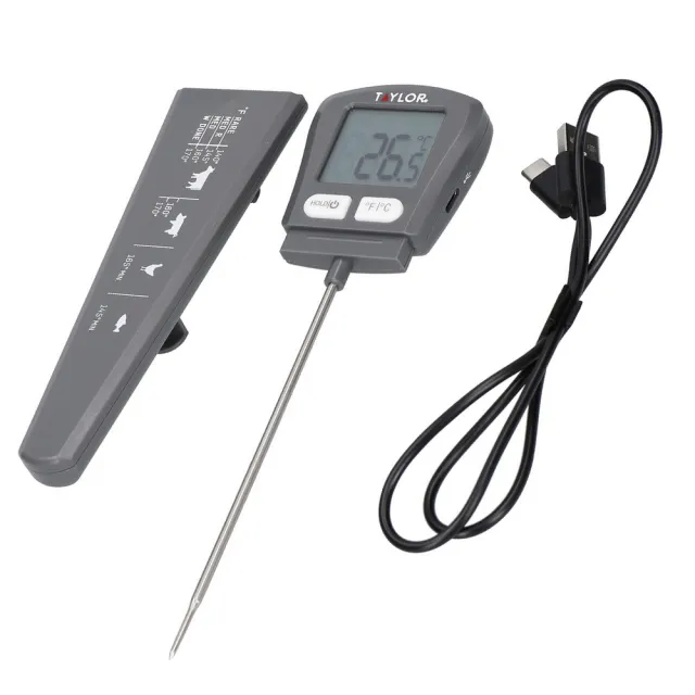 【Taylor】美國 肉品電子探針溫度計 / 食物測溫 烹飪料理 電子測溫溫度計