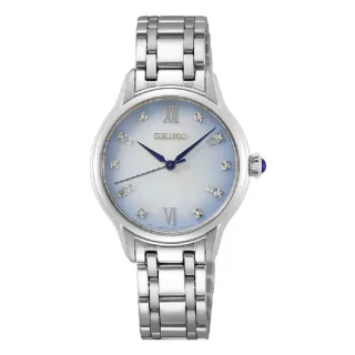【SEIKO 精工】140週年限量 CS系列藍寶石水晶腕錶 / 珍珠貝面 29.5mm(7N01-0KV0S/SRZ539P1)