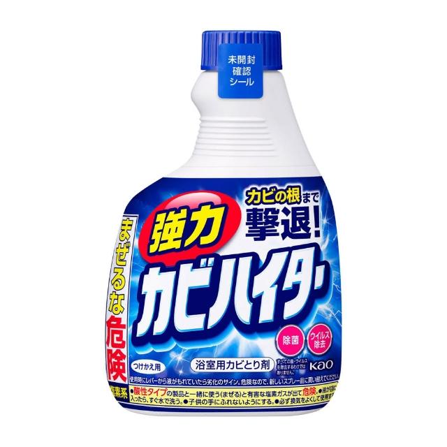 【Kao 花王】Heiter浴室強力除霉泡沫清潔劑補充瓶400ml-平輸品