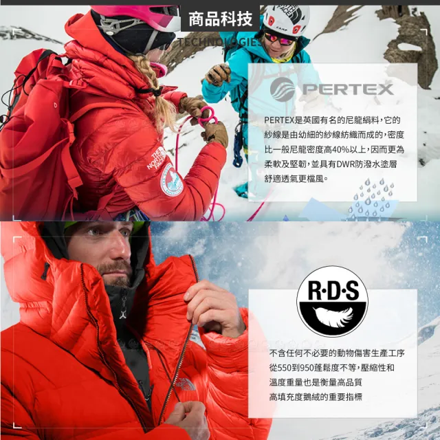 【The North Face】女 Summit Perex 連帽羽絨外套《黃/黑》3SPS/羽絨衣/保暖外套(悠遊山水)