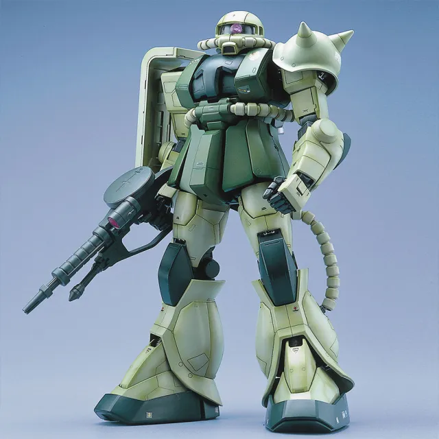 【BANDAI 萬代】PG 1/60 ZAKU II 量產型綠薩克 II(萬代模型 模型玩具 組裝模型 鋼彈模型)