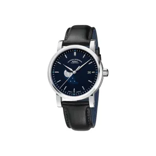 【GLASHUTTE】格拉蘇蒂．莫勒 TEUTONIA IV BLUE MOON M1-44-62-LB藍面月相機械男/女錶