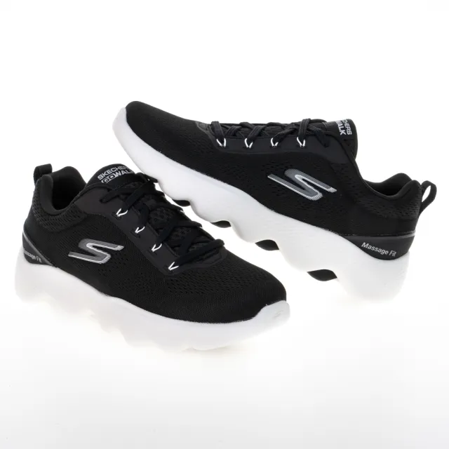 【SKECHERS】男鞋 健走系列 GO WALK MASSAGE FIT(216404BKW)