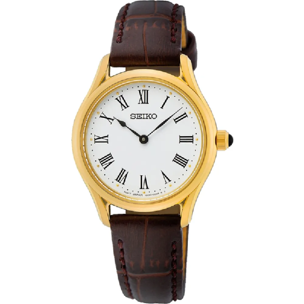 【SEIKO 精工】CS 城市時尚羅馬女錶 / 白面 29mm SK037(4N30-00K0G/SWR072P1)