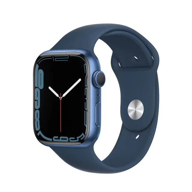 Apple 蘋果 A 級福利品 Apple Watch S7 GPS 45mm (鋁金屬錶殼/保固6個月/贈矽膠錶帶)