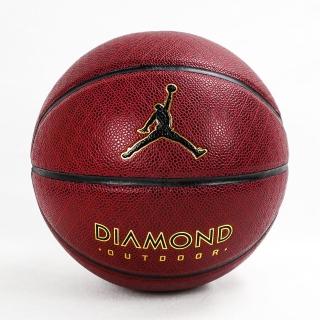 【NIKE 耐吉】Jordan Diamond Outdoor 籃球 7號 喬丹 控制力 室外 紅棕(FB2299-891)