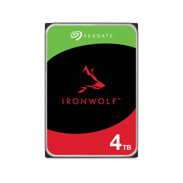 超值2入組 送無線鍵鼠組【SEAGATE 希捷】IronWolf 4TB 3.5吋 5400轉 NAS硬碟(ST4000VN006)