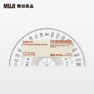 【MUJI 無印良品】壓克力量角器