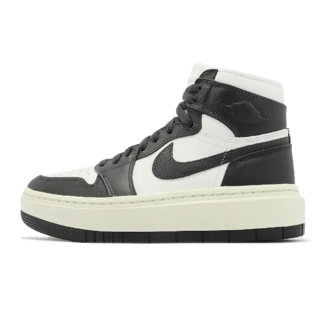 NIKE 耐吉】休閒鞋Wmns Air Jordan 1 Elevate High 女鞋厚底黑白AJ1