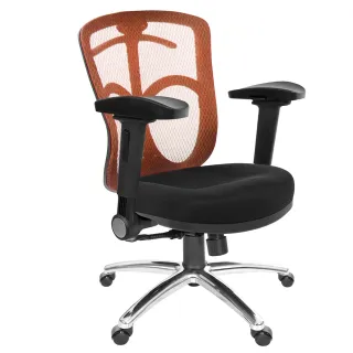 【GXG 吉加吉】短背半網 電腦椅  鋁腳/4D弧面摺疊扶手(TW-096 LU1D)