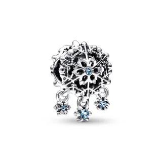 【Pandora官方直營】冰冷雪花墜飾串飾-絕版品