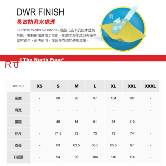 【The North Face】女 防風防潑水外套《黑色印花》3GEJ/防潑水/印花/外套/風衣/休閒(悠遊山水)