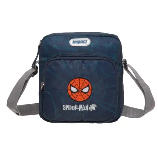 【IMPACT 怡寶】《新品》蜘蛛人側背包（小）-深藍 IMQMVSD02NY(Spider-Man精緻刺繡★重量超輕量125g)