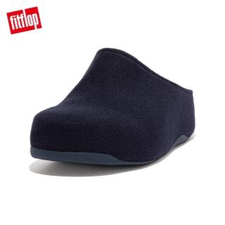 【FitFlop】【618優惠】SHUV FELT CLOGS易穿脫舒適木屐鞋穆勒鞋-女(午夜藍)