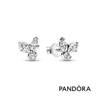 【Pandora官方直營】璀璨浮游花針式耳環-絕版品