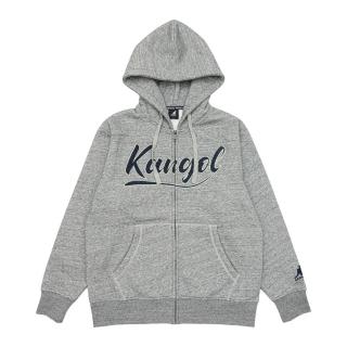 【KANGOL】外套 灰 草寫LOGO 連帽 中性(6255140410)