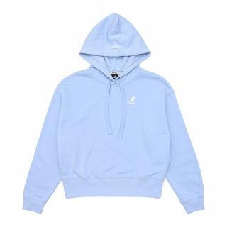 【KANGOL】長袖 帽T 淺藍 連帽 女(6252105181)
