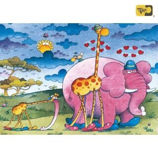 【雷諾瓦】Special-愛情至上/1000片拼圖/Mordillo/HEYE(桌遊/益智/裝飾/送禮/禮物)