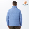 【Hilltop 山頂鳥】PRIMALOFT Padded 男款保暖科技棉外套 PH22XMZ4 淺藍