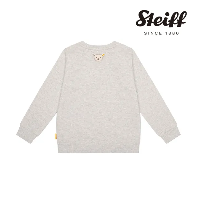 【STEIFF】熊頭童裝 大學長袖T 內刷毛(長袖上衣)