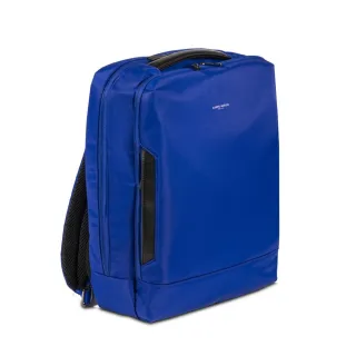 【CAMPO MARZIO】時尚商務 15吋筆電尼龍後背包(藍色)