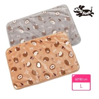 【Dogfeet】可愛刺蝟舒眠睡墊 被毯[L]2色(寵物毯 寵物被 寵物冬床 寵物睡墊 寵物床 寵物睡床)